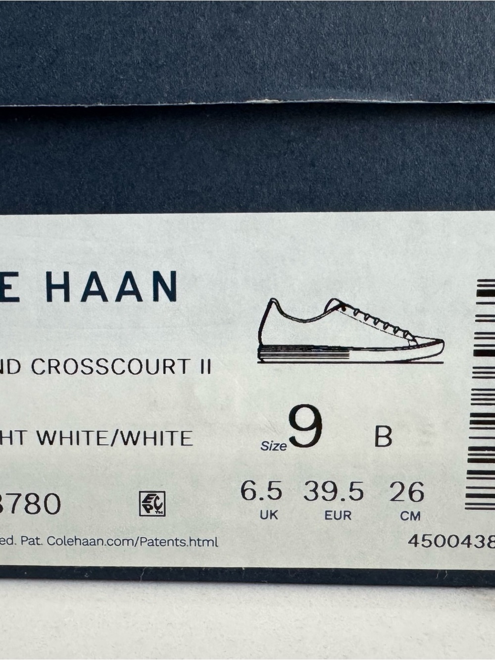 Cole Haan Women’s Black Leather GRAND CROSSCOURT II Sneakers, LIKE NEW! - Picture 2 of 7